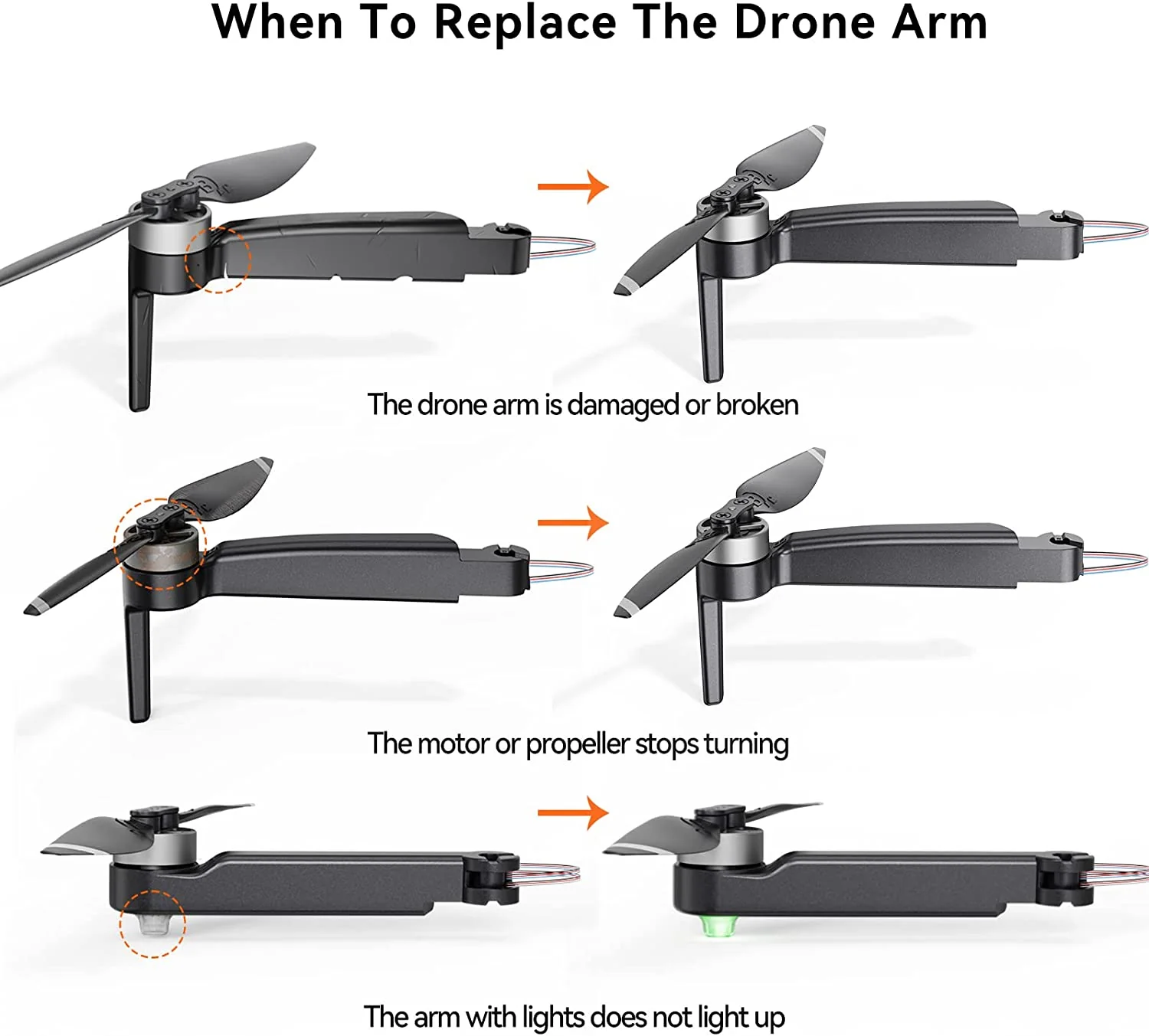 Bwine F7MINI Aircraft Arm Kit - Image 3