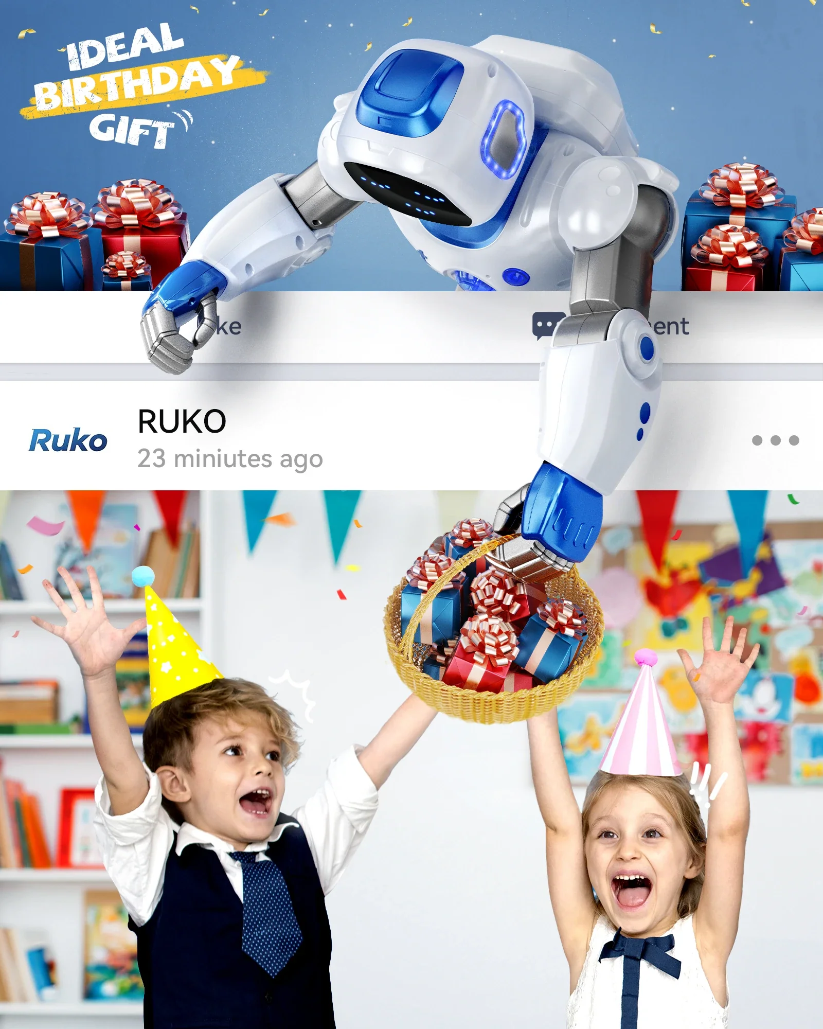Ruko 1088 Large Smart Robots for Kids - Image 3
