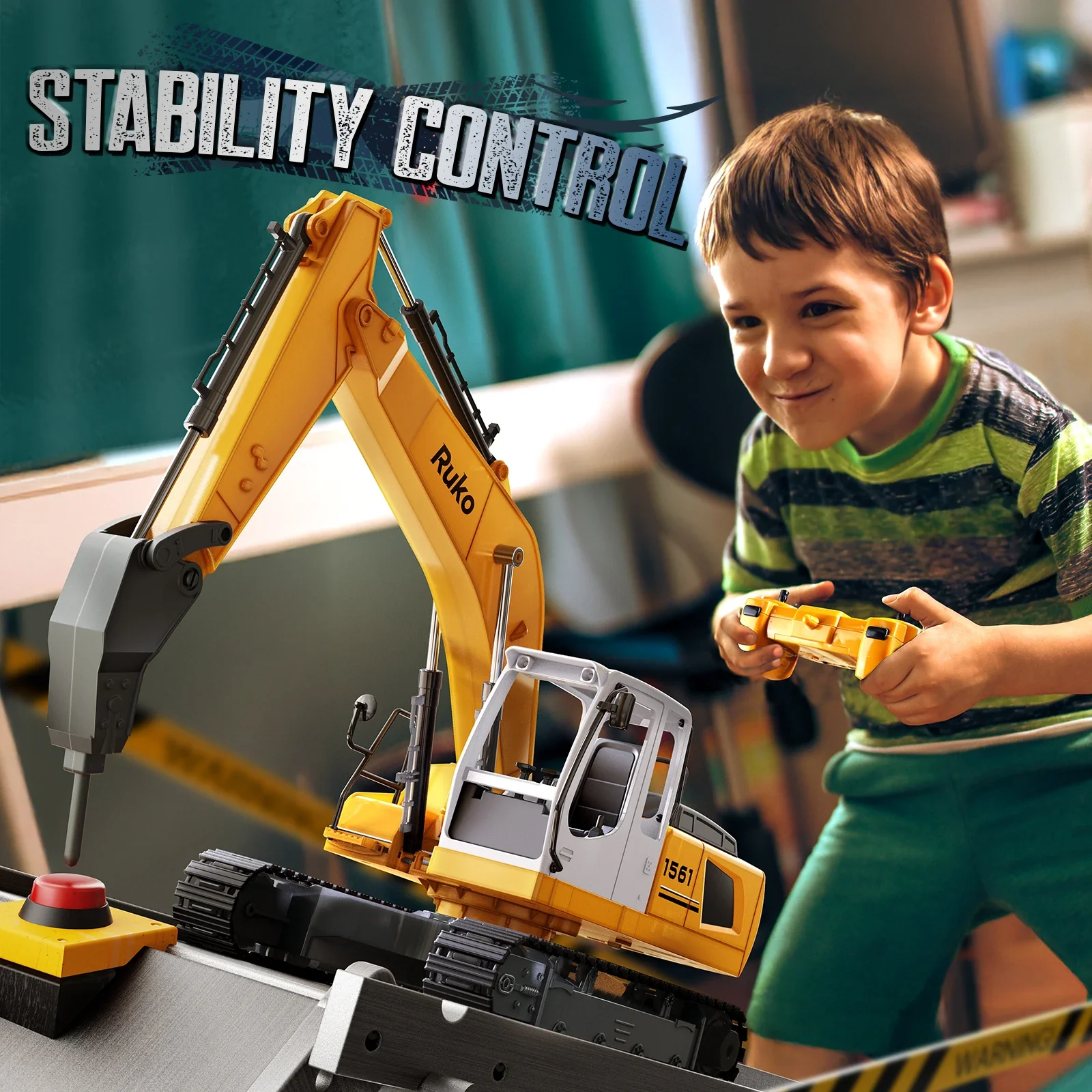 Ruko 1561 Remote Control Excavator - Image 4