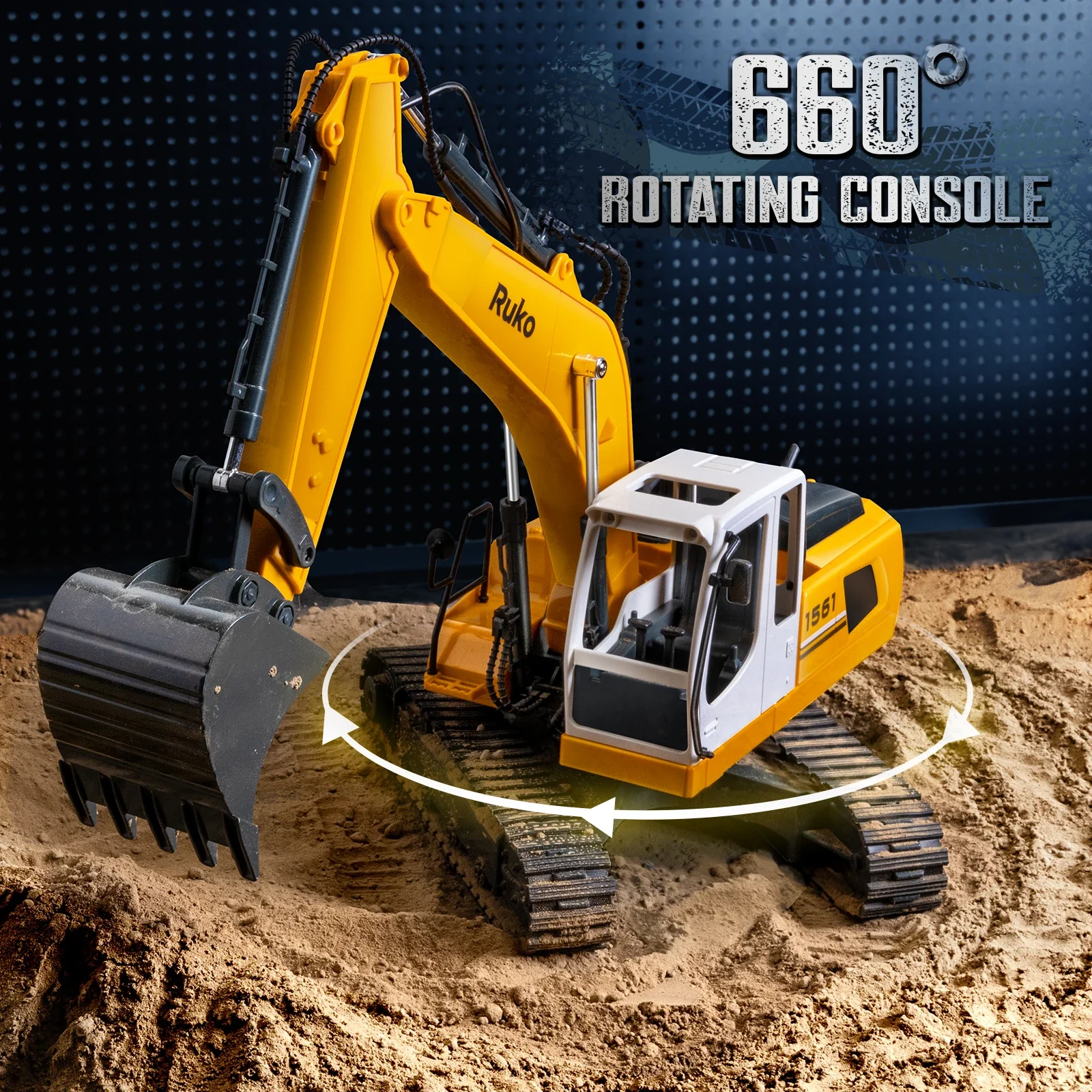Ruko 1561 Remote Control Excavator - Image 7