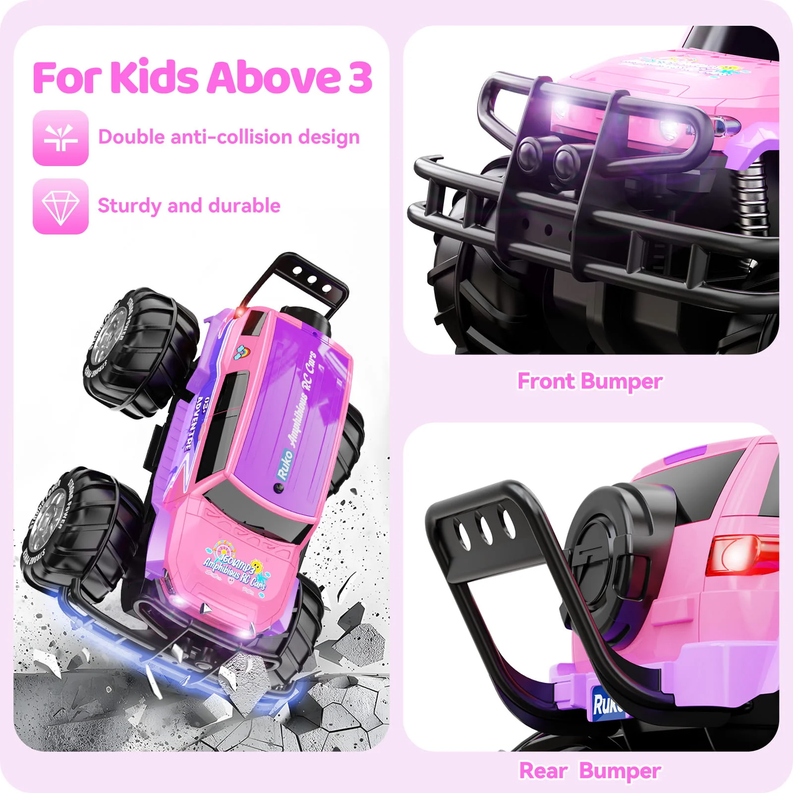 Ruko 1601AMP Amphibious RC Car - Image 23