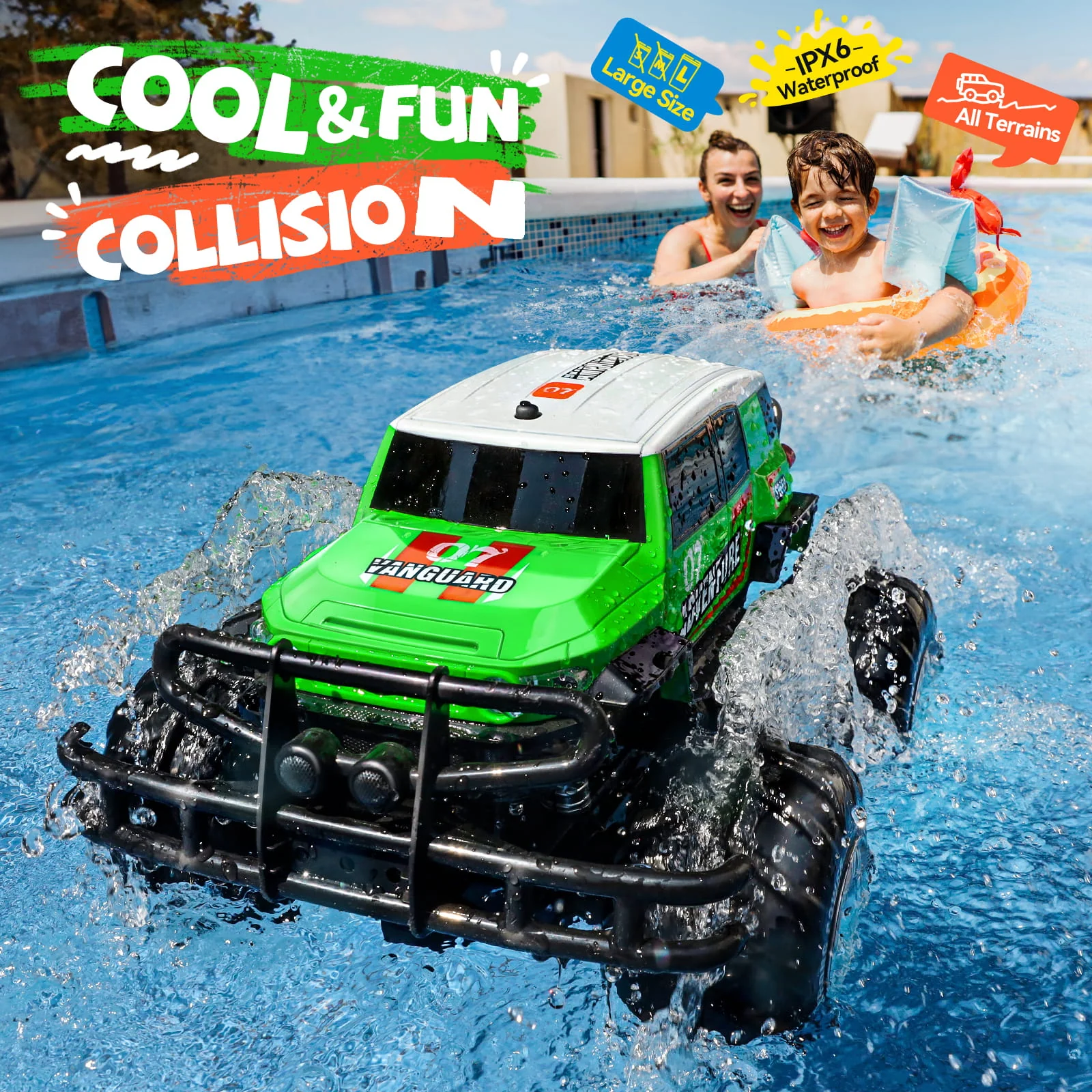 Ruko 1601AMP Amphibious RC Car - Image 7