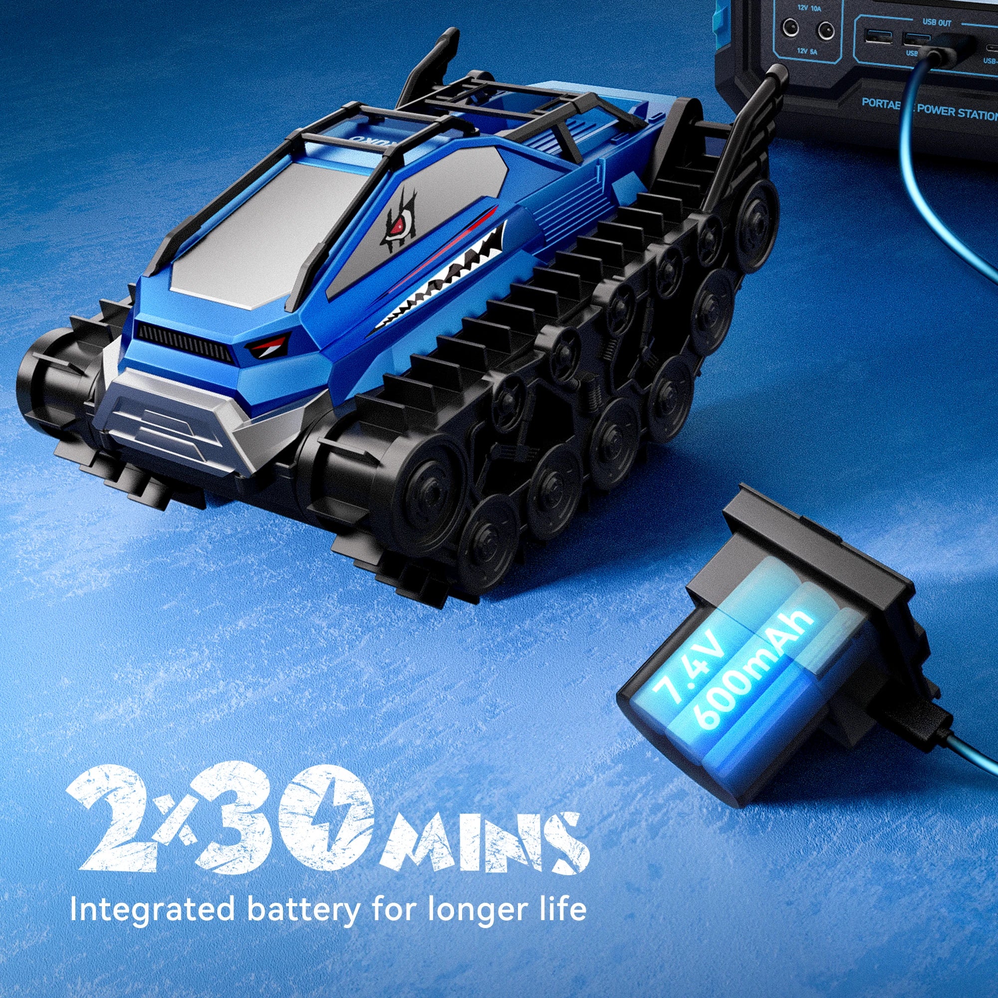 Ruko 1604 Amphibious Remote Control Tank - Image 9