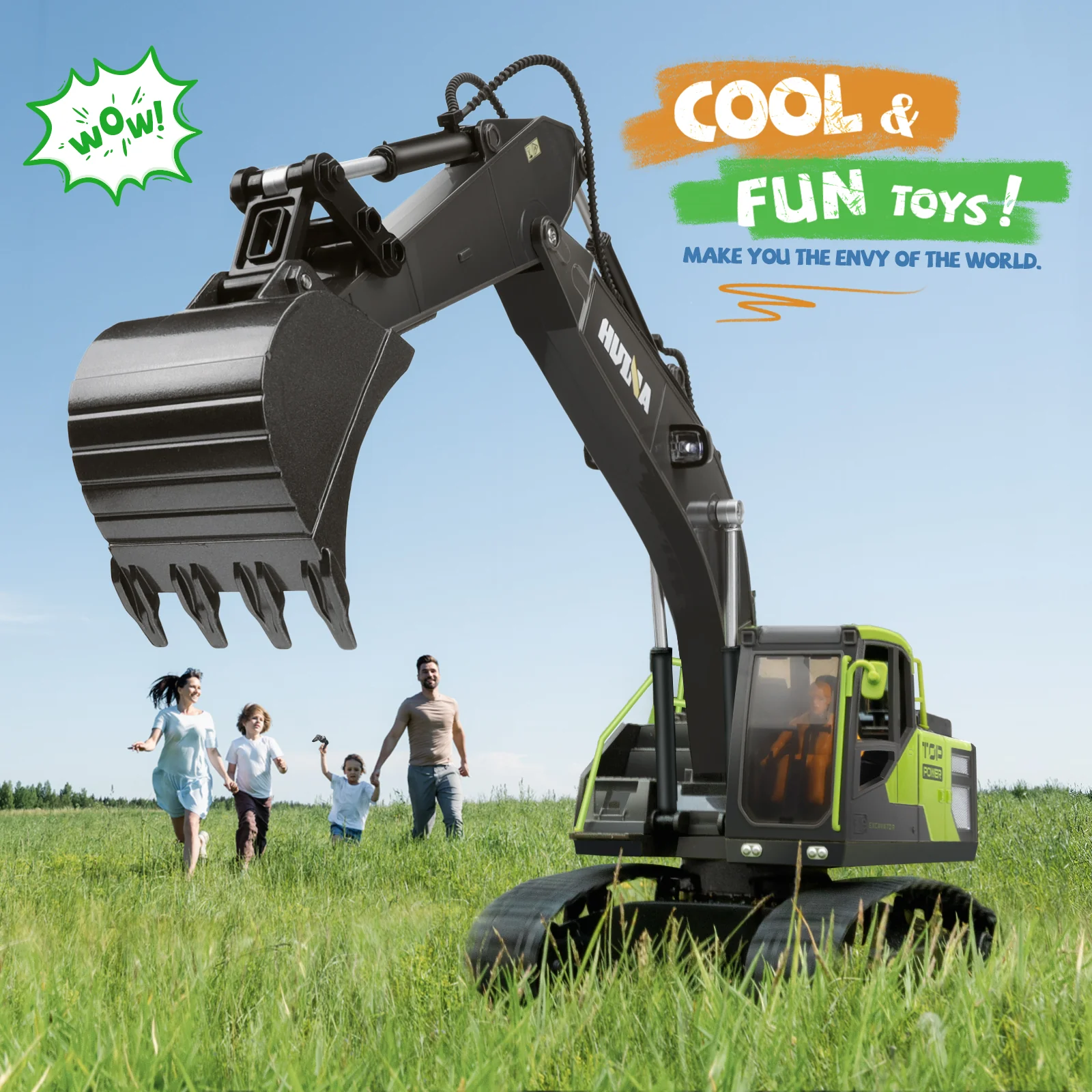 Ruko 1661 Remote Control Excavator - Image 3
