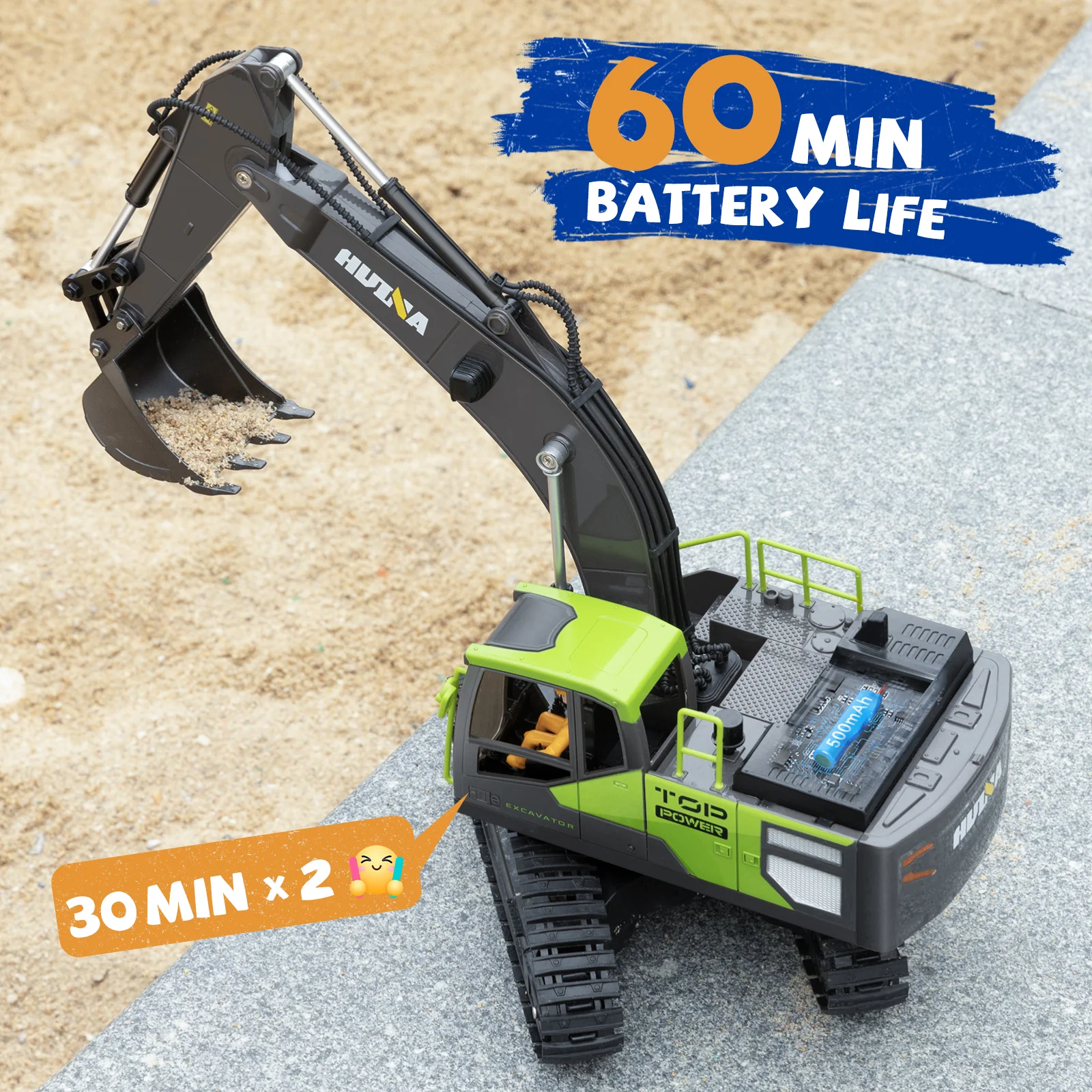 Ruko 1661 Remote Control Excavator - Image 5