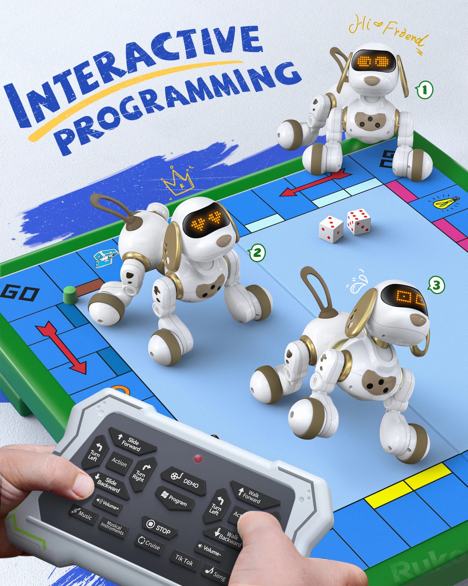 Ruko 18011 RC Robot Dog Toy - Image 6