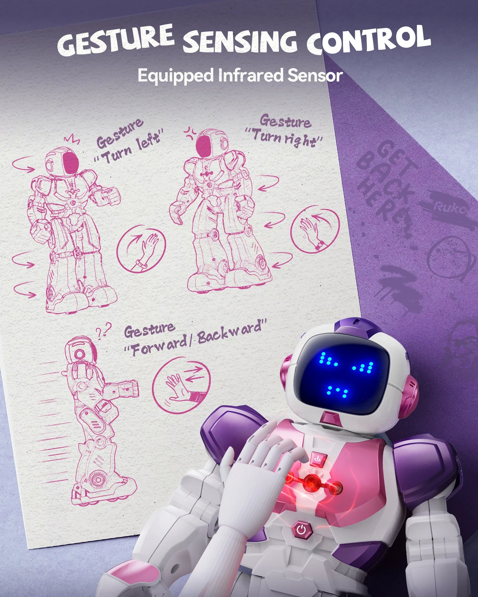 Ruko 6088 Programmable Smart Robot for Kids - Image 5
