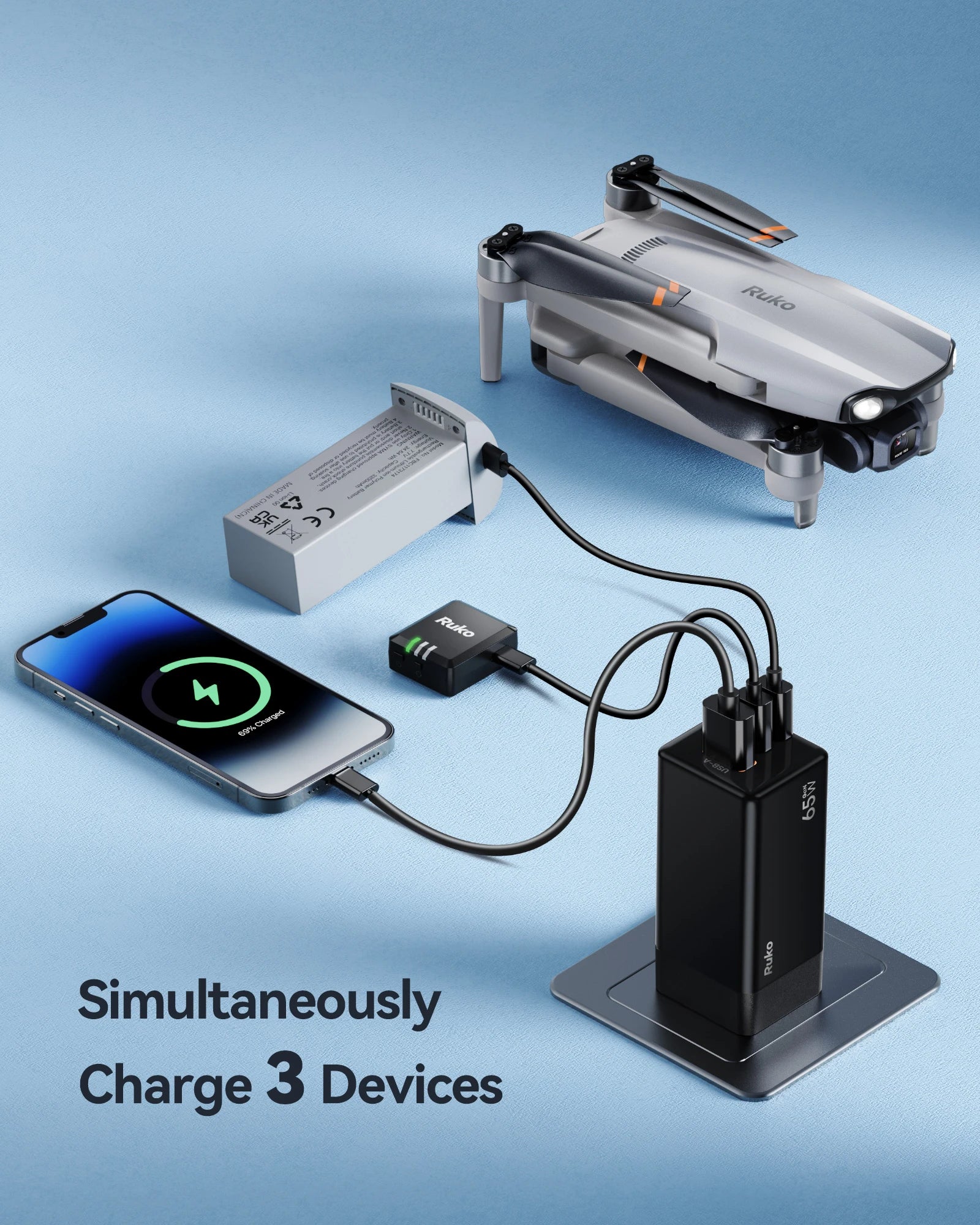 Ruko 65W USB C Charger - Image 14