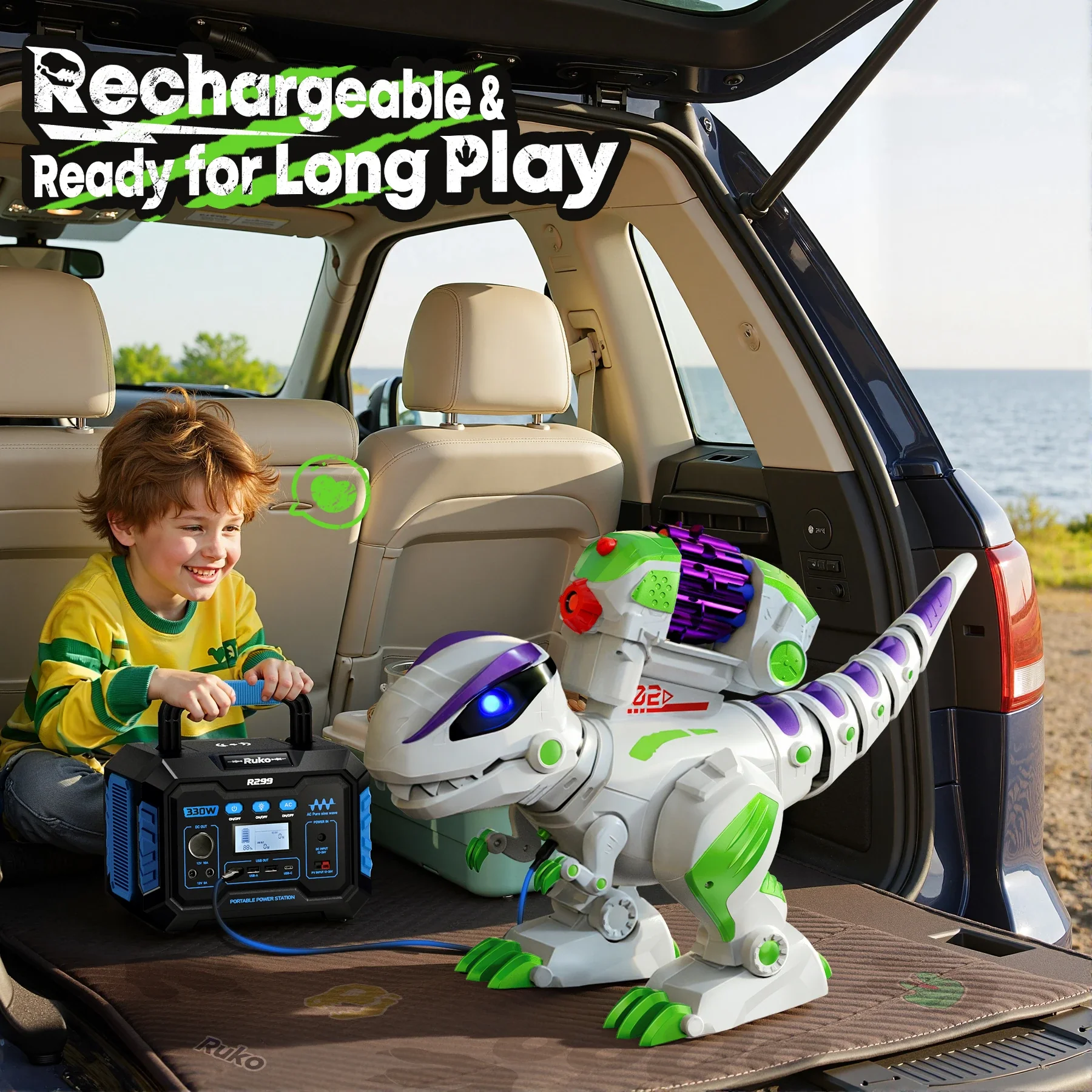 Ruko 8809 RC Dinosaur Smart Robot - Image 16