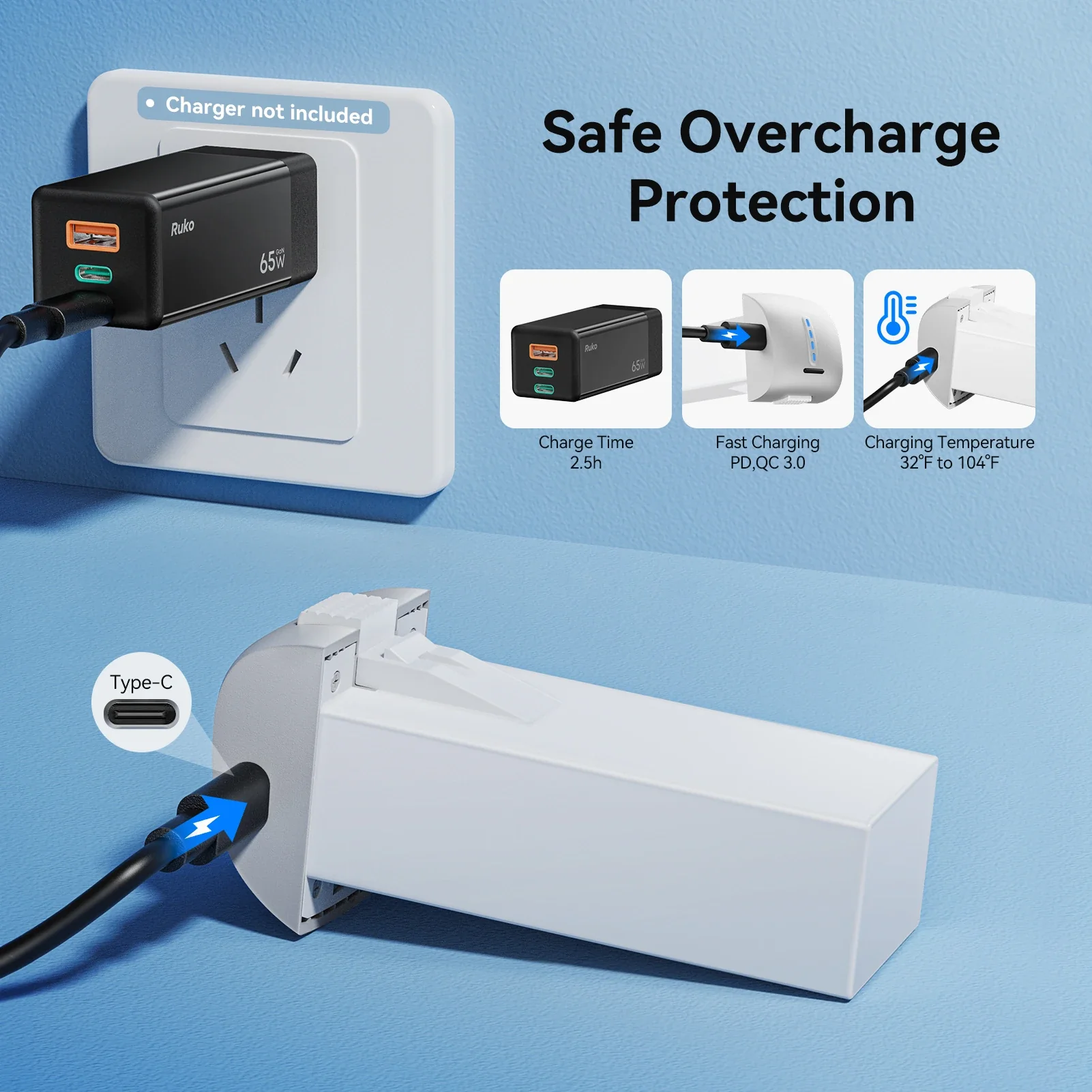 Ruko F11PRO 2 Intelligent Flight Battery - Image 4