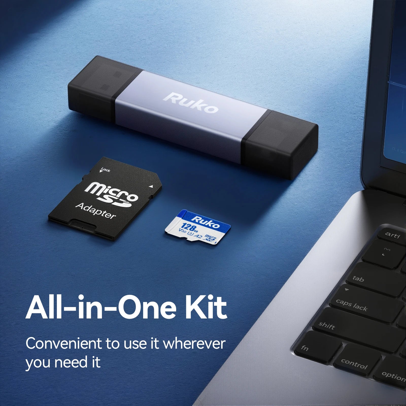 Ruko MicroSD Card 128GB Kit - Image 2