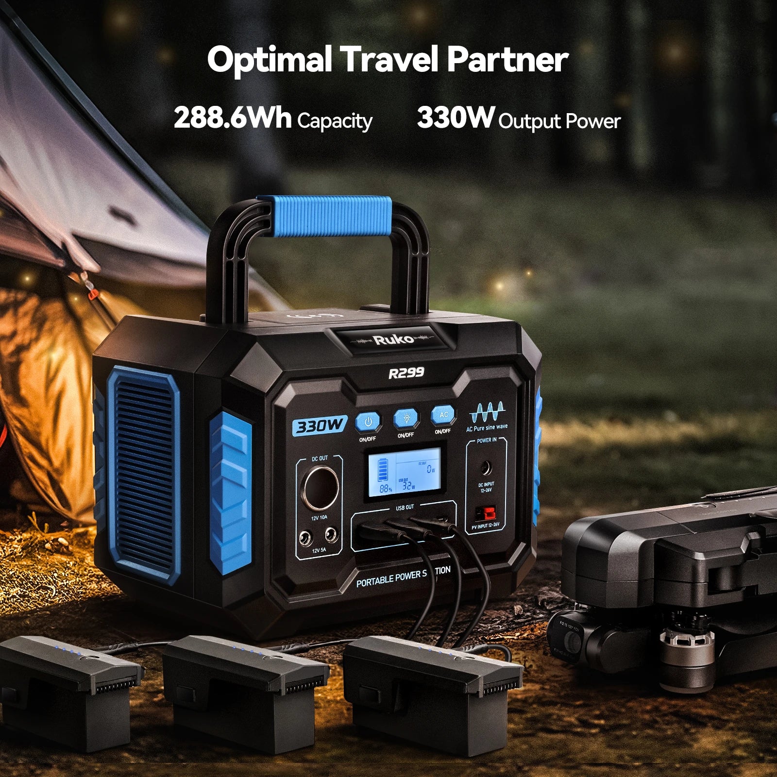 Ruko R299 Portable Power Station - Image 5