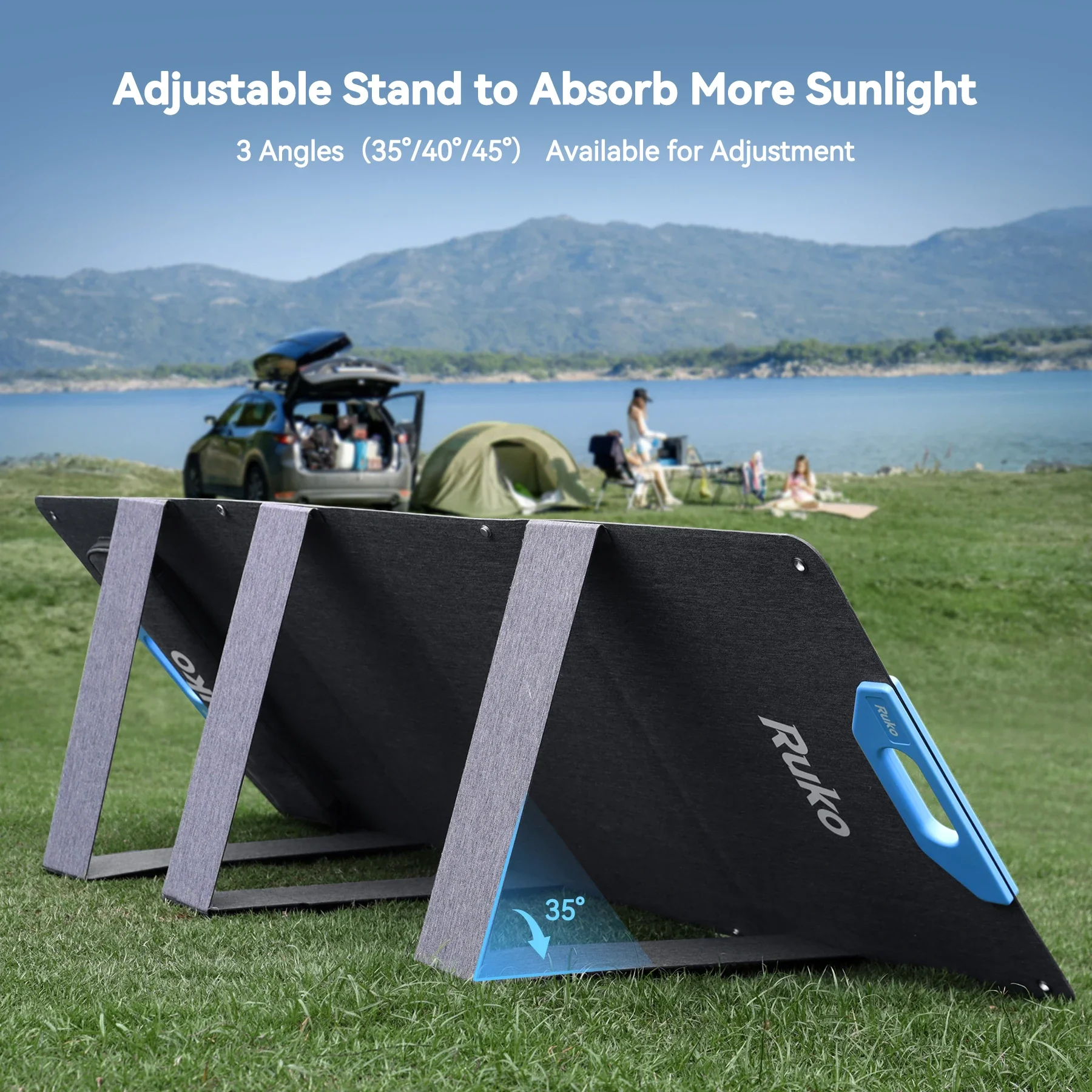 Ruko RK100 100W Portable Solar Panel - Image 10