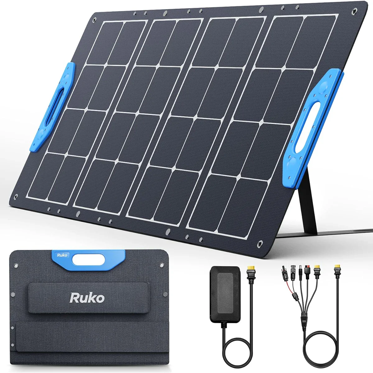 Ruko RK100 100W Portable Solar Panel - Image 2