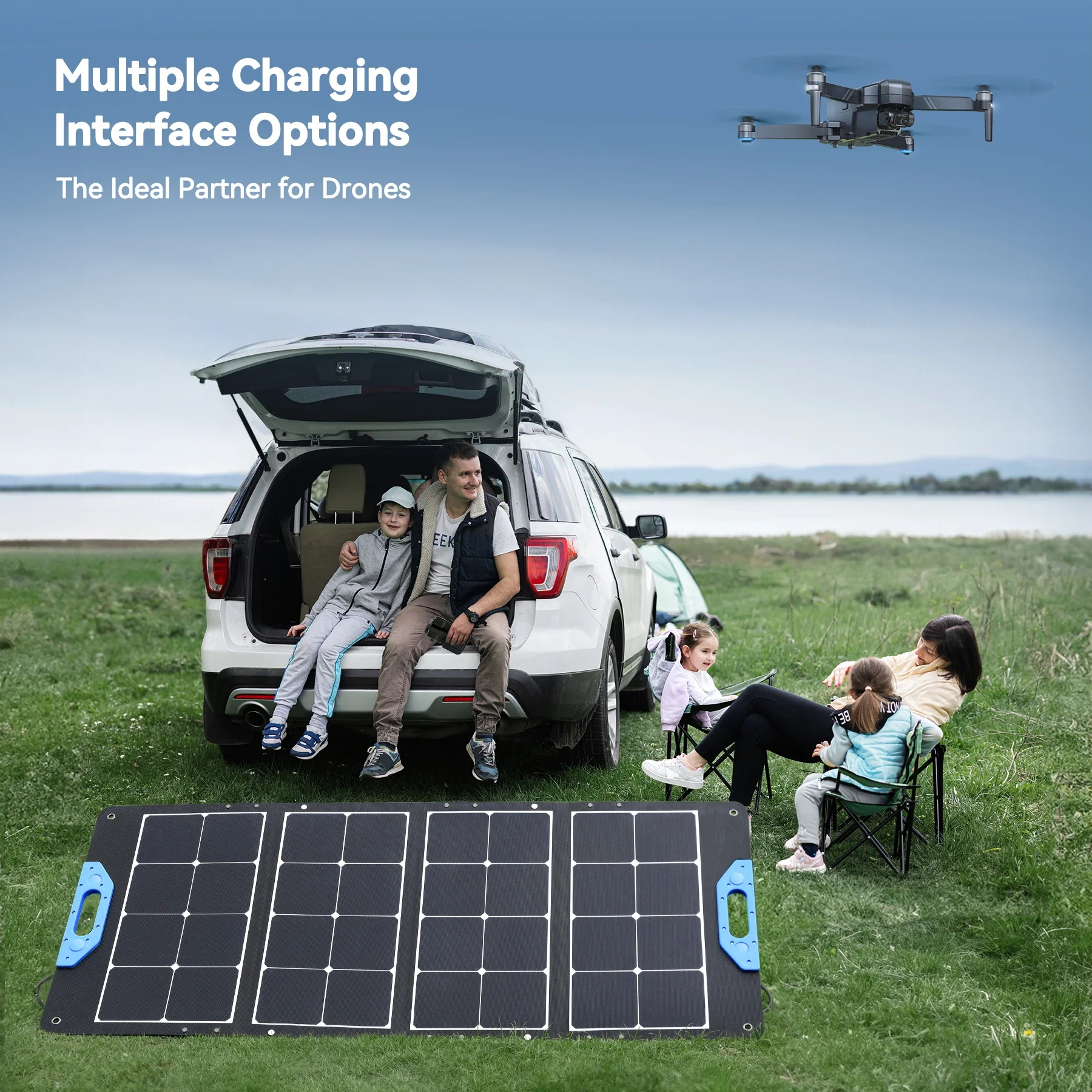 Ruko RK100 100W Portable Solar Panel - Image 5