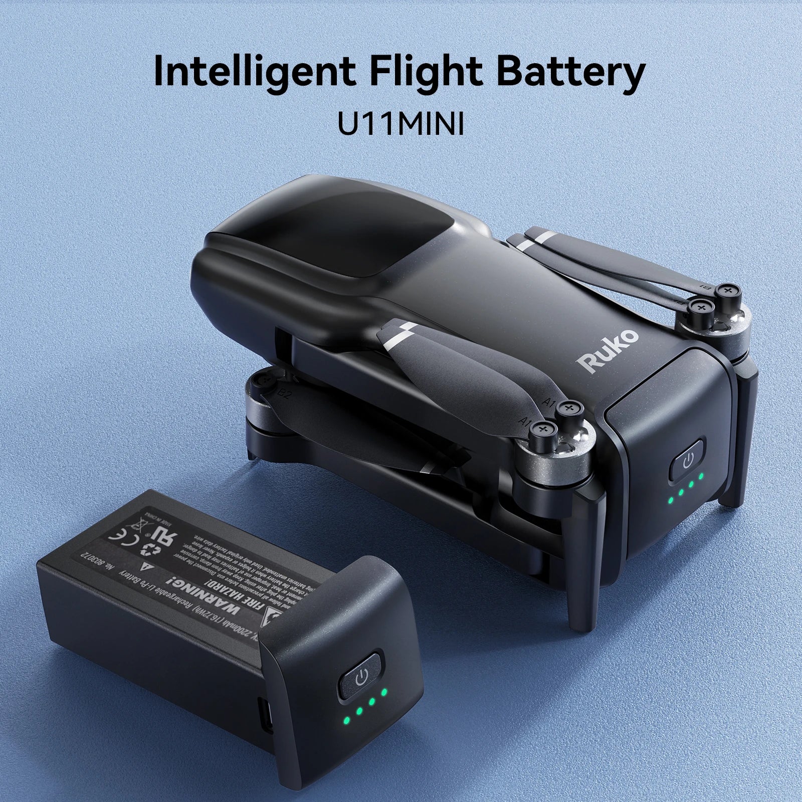Ruko U11MINI/U11MINI 4K Intelligent Flight Battery - Image 4