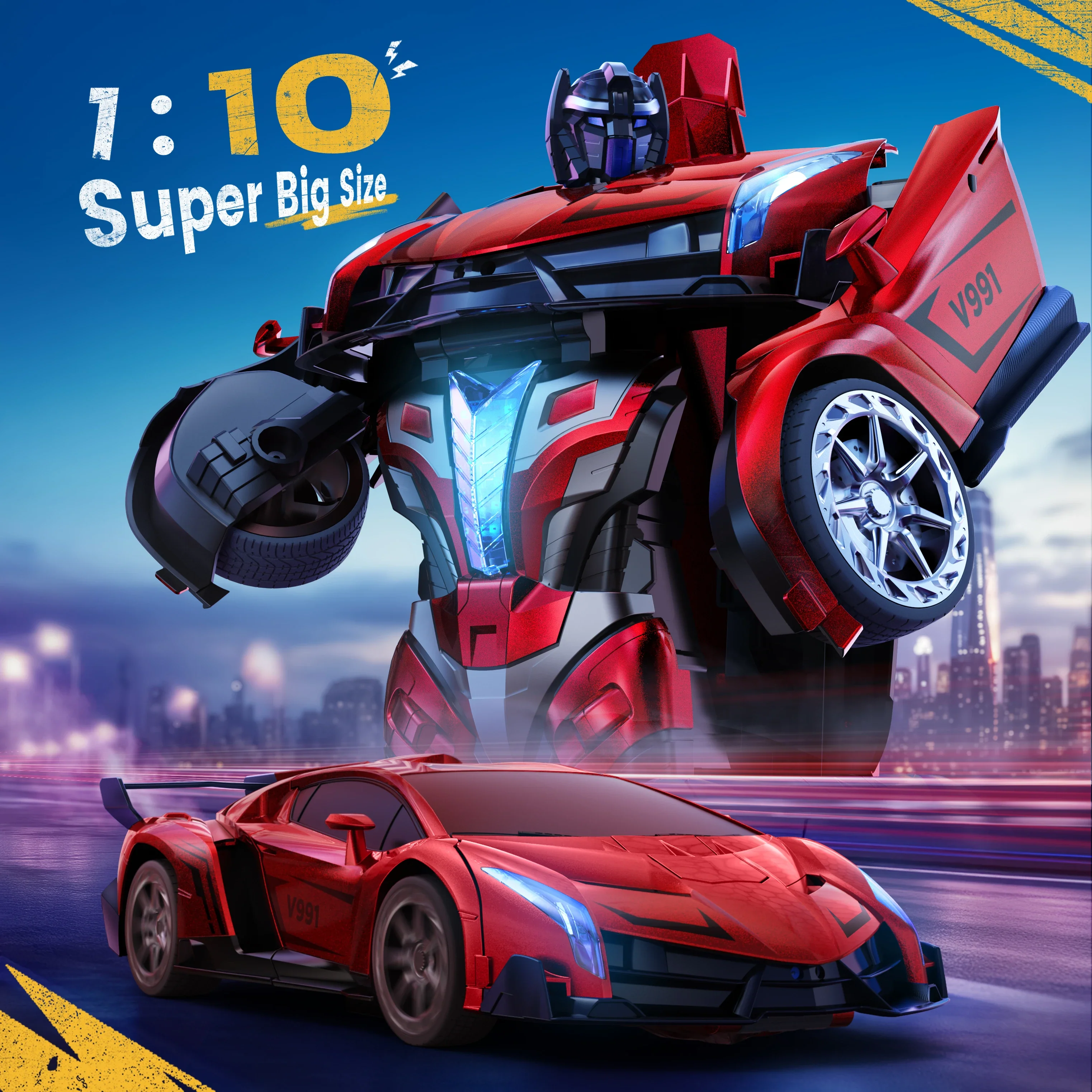 Veeniix V991 Transform Remote Control Car - Image 16
