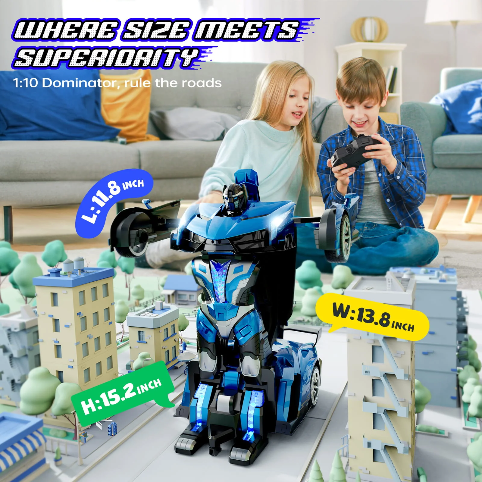 Veeniix V991 Transform Remote Control Car - Image 7