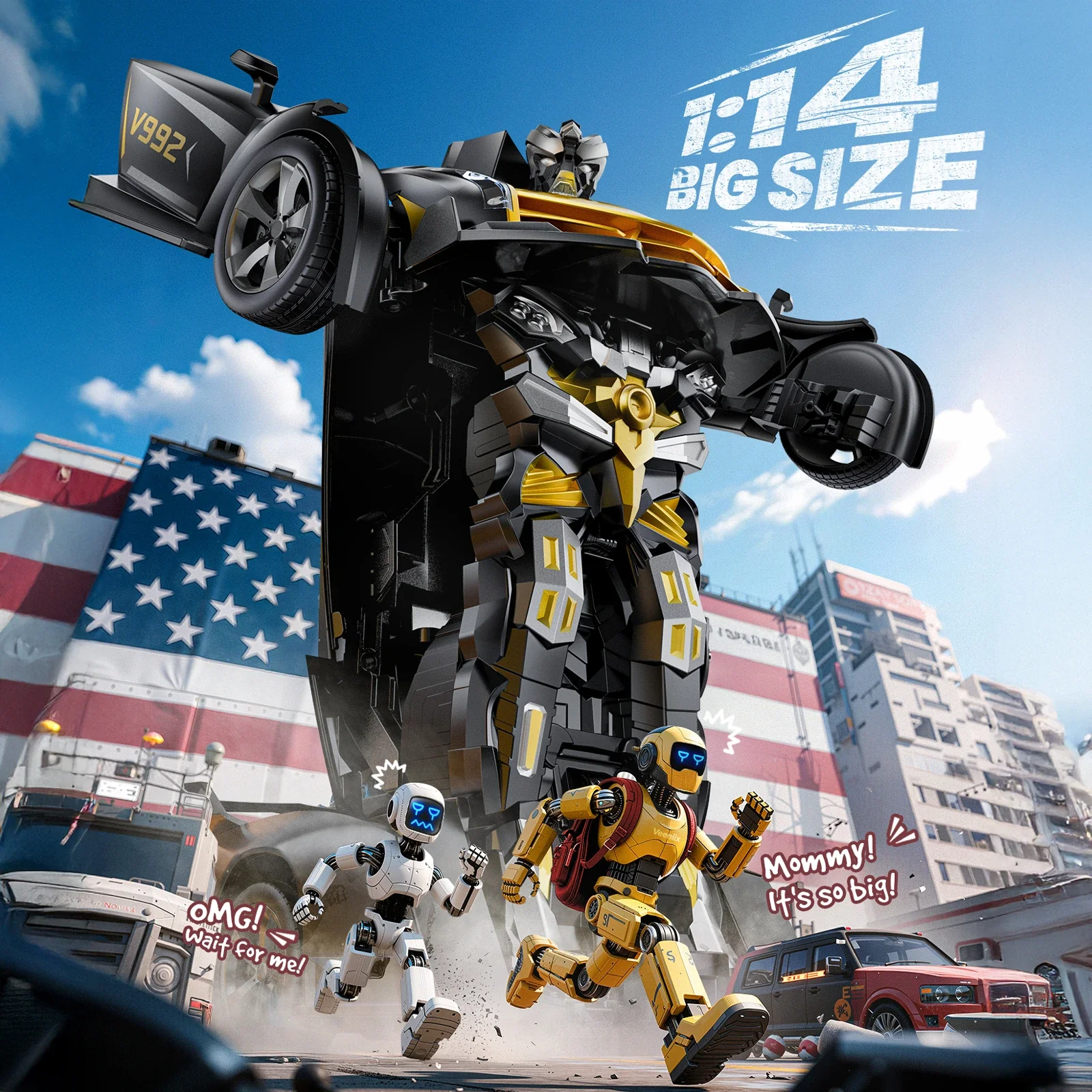 Veeniix V992 Transform Remote Control Car - Image 28