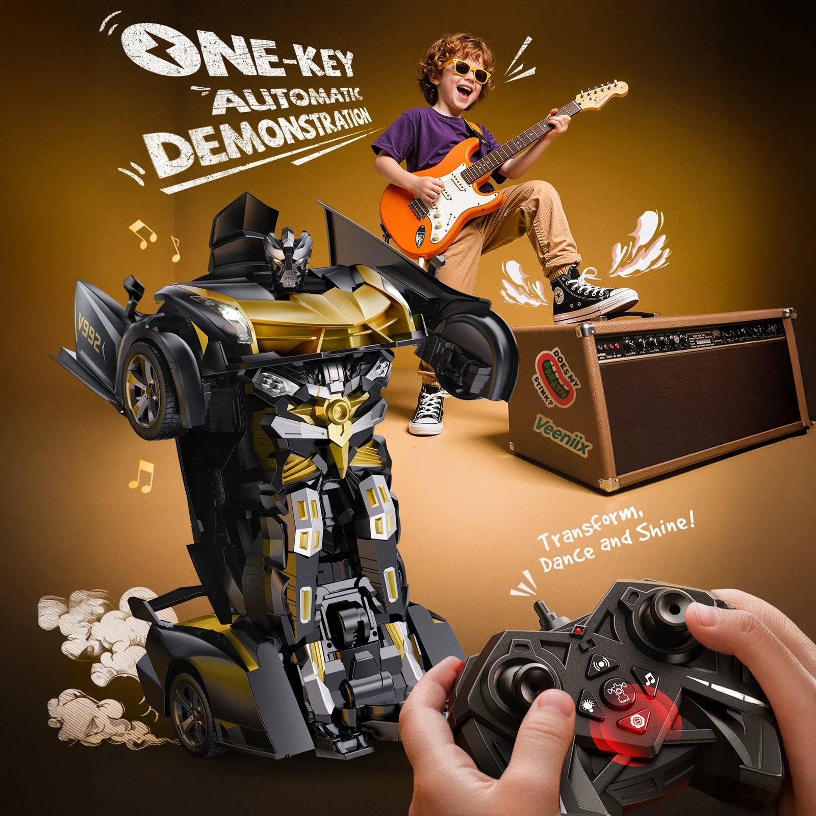 Veeniix V992 Transform Remote Control Car - Image 30