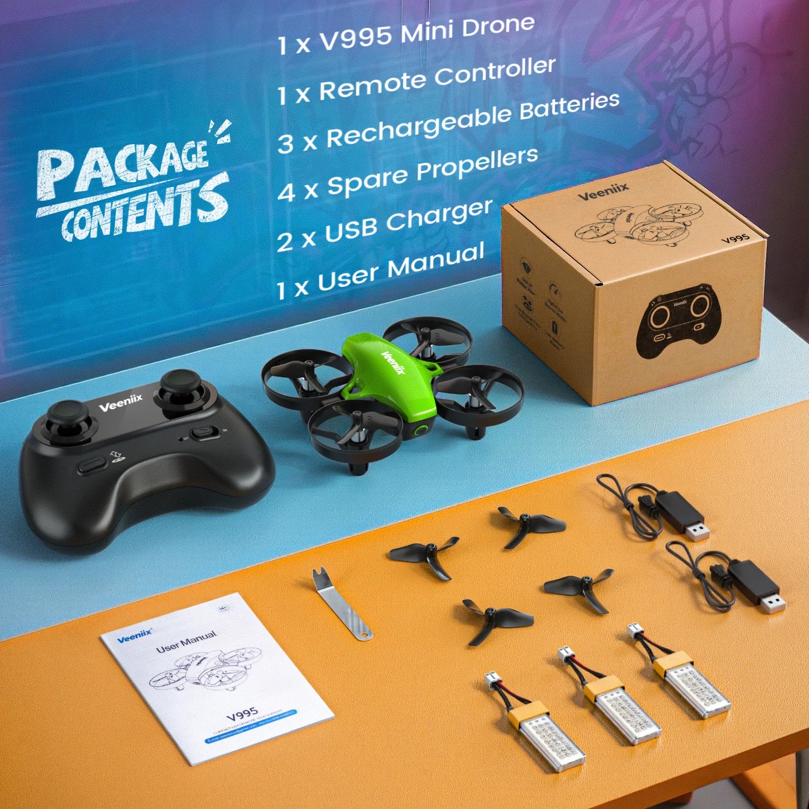 Veeniix V995 Mini Drone - Image 15
