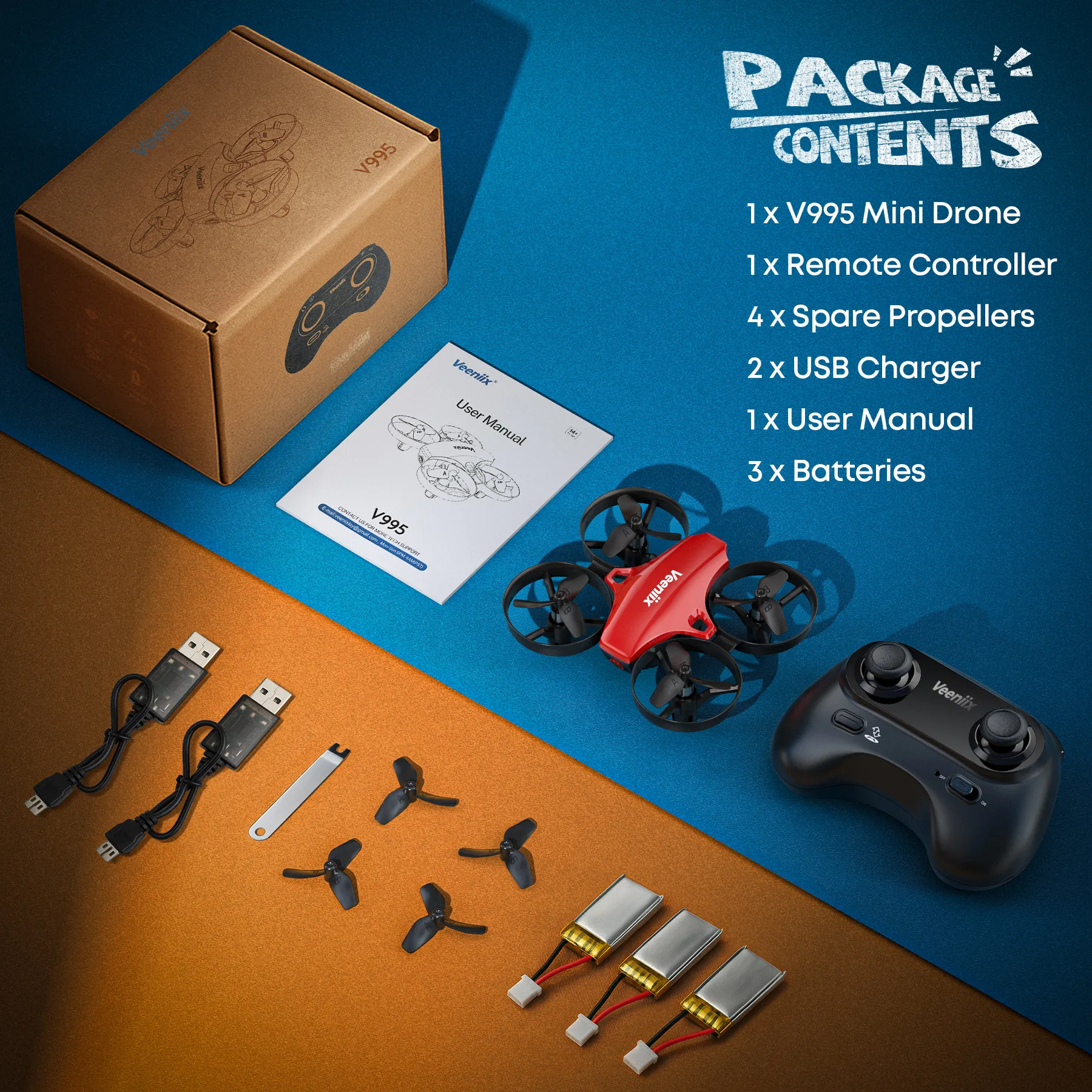 Veeniix V995 Mini Drone - Image 23
