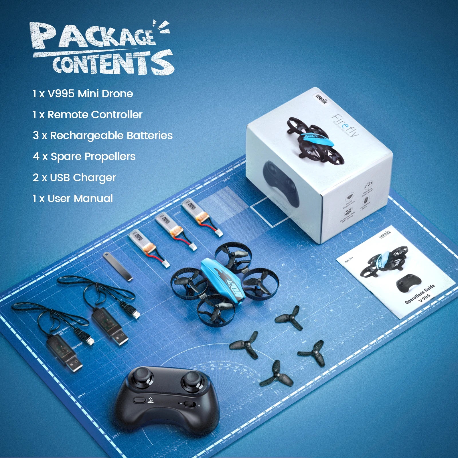 Veeniix V995 Mini Drone - Image 7