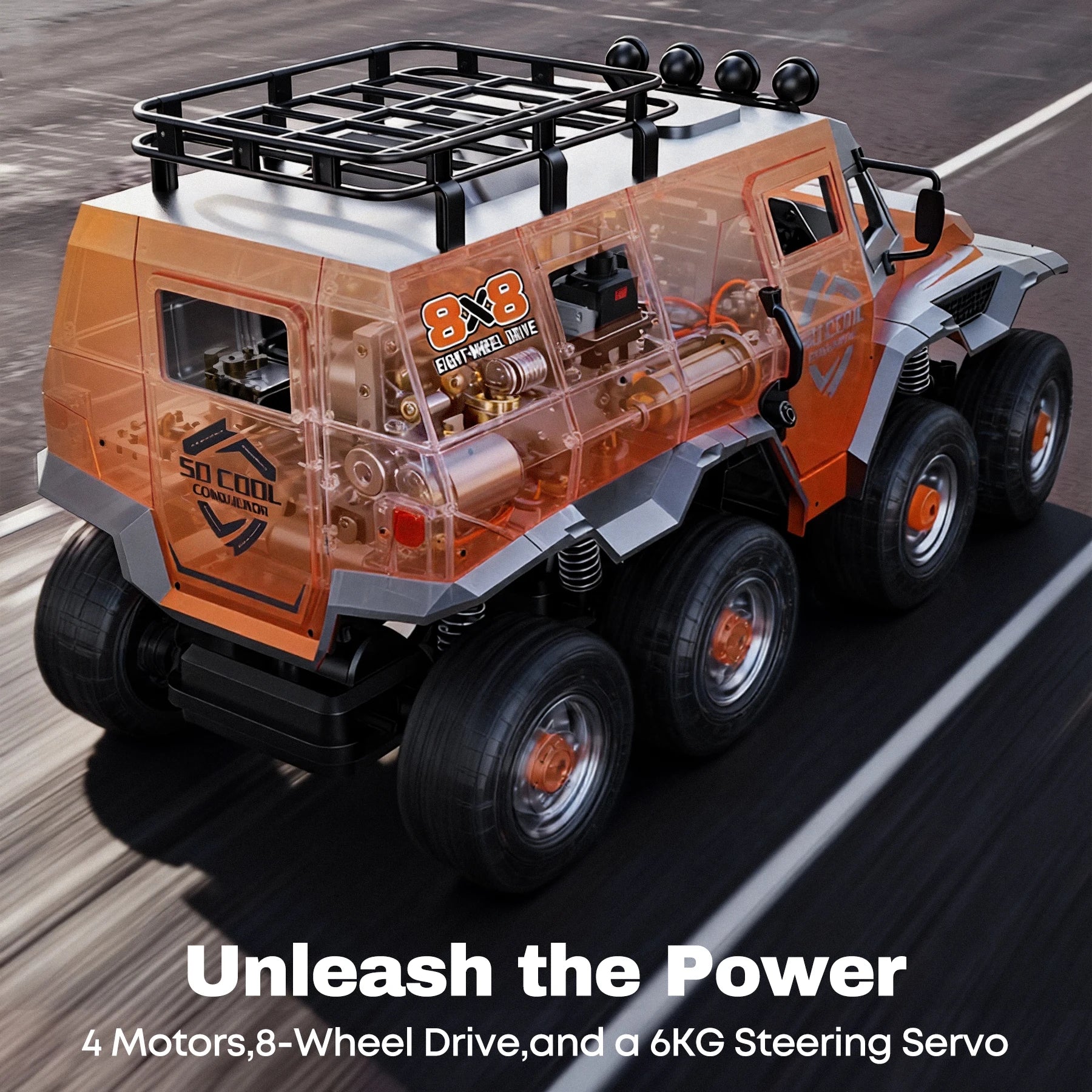 Veeniix V999 Amphibious Remote Control Car - Image 8
